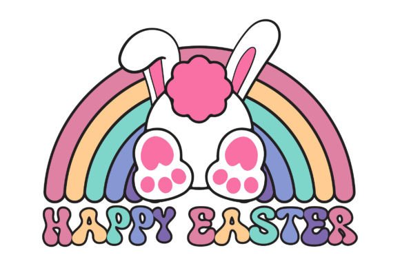 Easter Bunny SVG Sublimation T-shirt Graphics