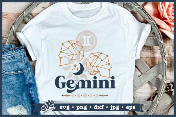 Gemini SVG Zodiac Sign Svg: Graphics and Crafts