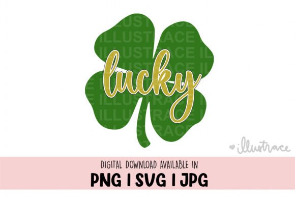 Lucky Four Leaf Clover Png, Lucky Svg