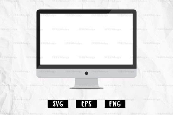 Monitor Computer Vector Sublimation SVG
