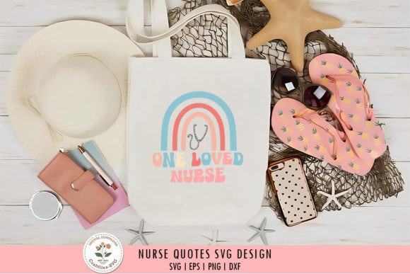 One Loved Nurse - Nurse SVG: Graphics & Crafts