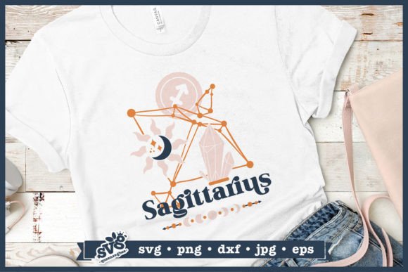 Sagittarius SVG Zodiac Sign Svg for Graphics and Crafts
