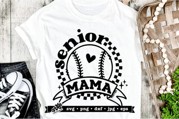 Senior Baseball Mom SVG for Crafts and Graphics