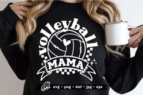 Volleyball Mom SVG for Crafts and Graphics